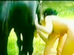 Lesbian fist-fuck and horse fuck