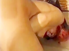 Ajudando a Esposa sentir o Cum do Animall